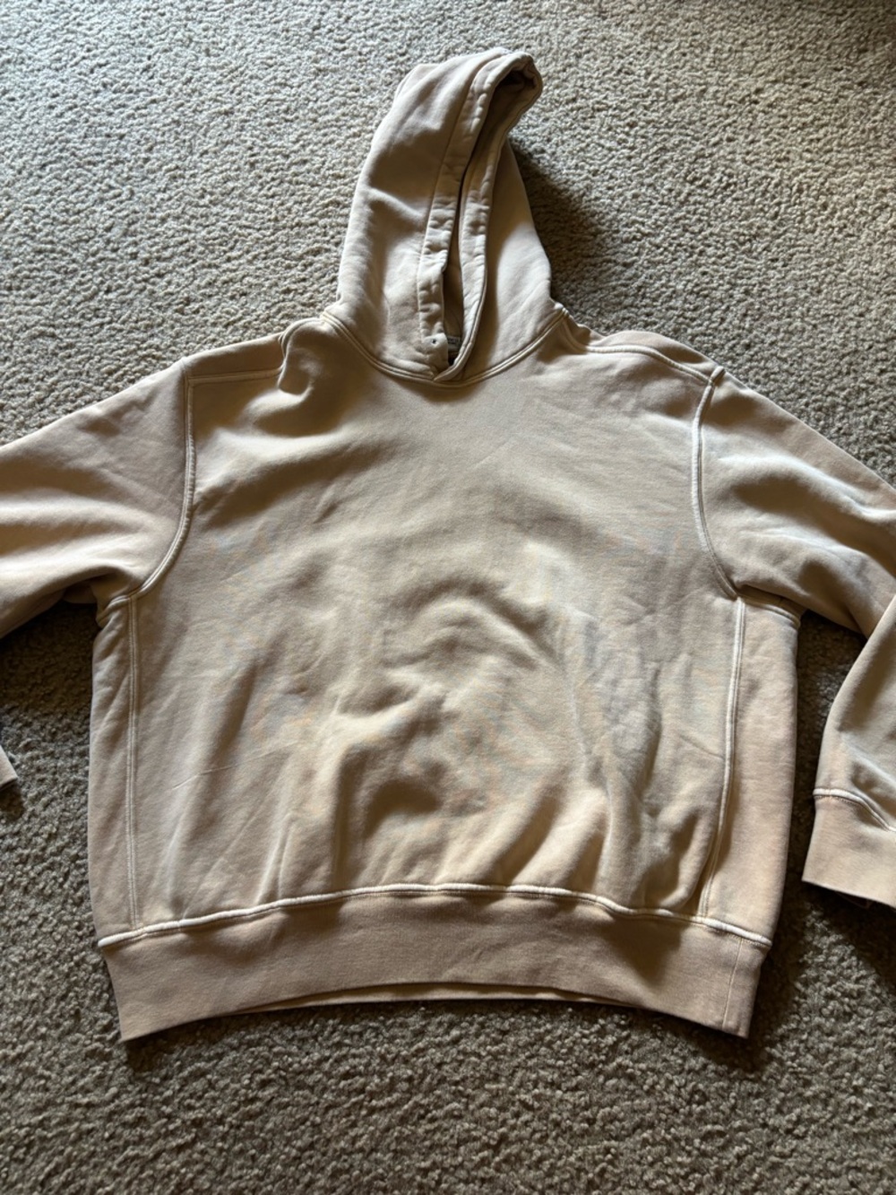 Lady White Co. Mini Hoodie Yellow Pigment Size 38